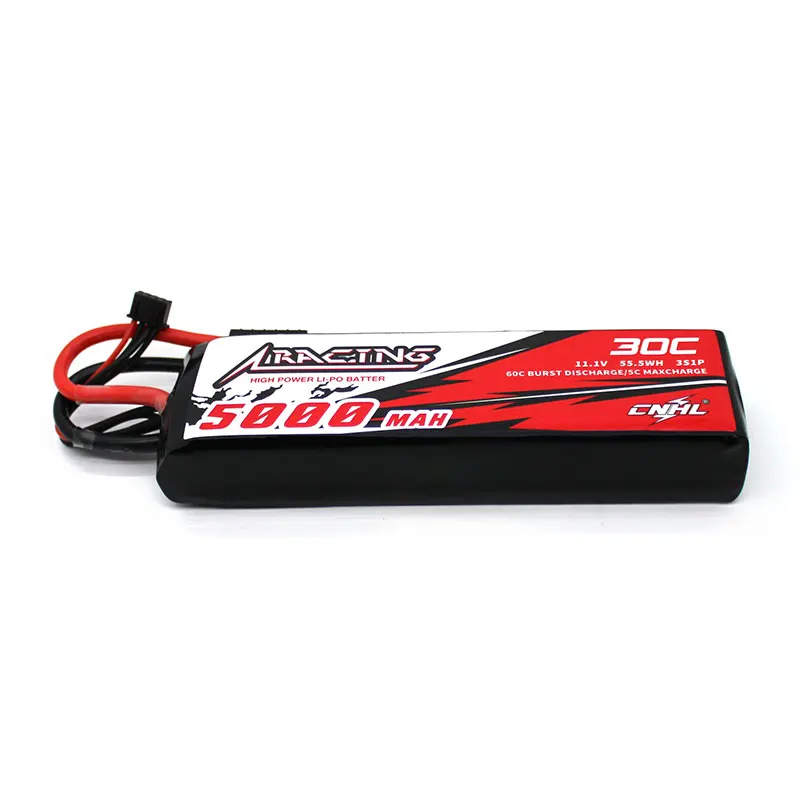 Cnhl 11.1v 5000mah 3s 30c Lipo Battery with Traxxas Trx Plug  for RC Car