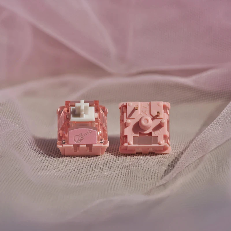 AiYin Linear Mechanical Keyboard Switches Pre Lubed with UPE Stem and WingTree Design 5 Pin Hot Swap for MX Style Keyboards