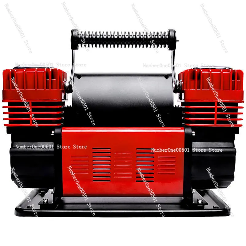 

Двухцилиндровый воздушный компрессор, мощный насос высокого давления для накачивания шин для внедорожного внедорожника