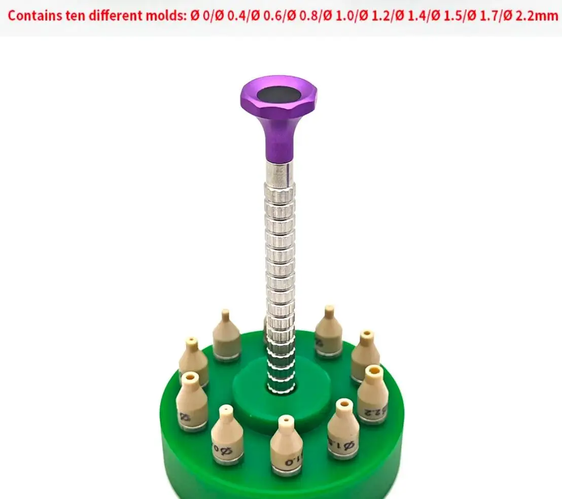 

1 Set Watch Hands Fitting Tool 10 Sizes Setting Press Presser Setter Watch Repair Install Tools For Watchmaker
