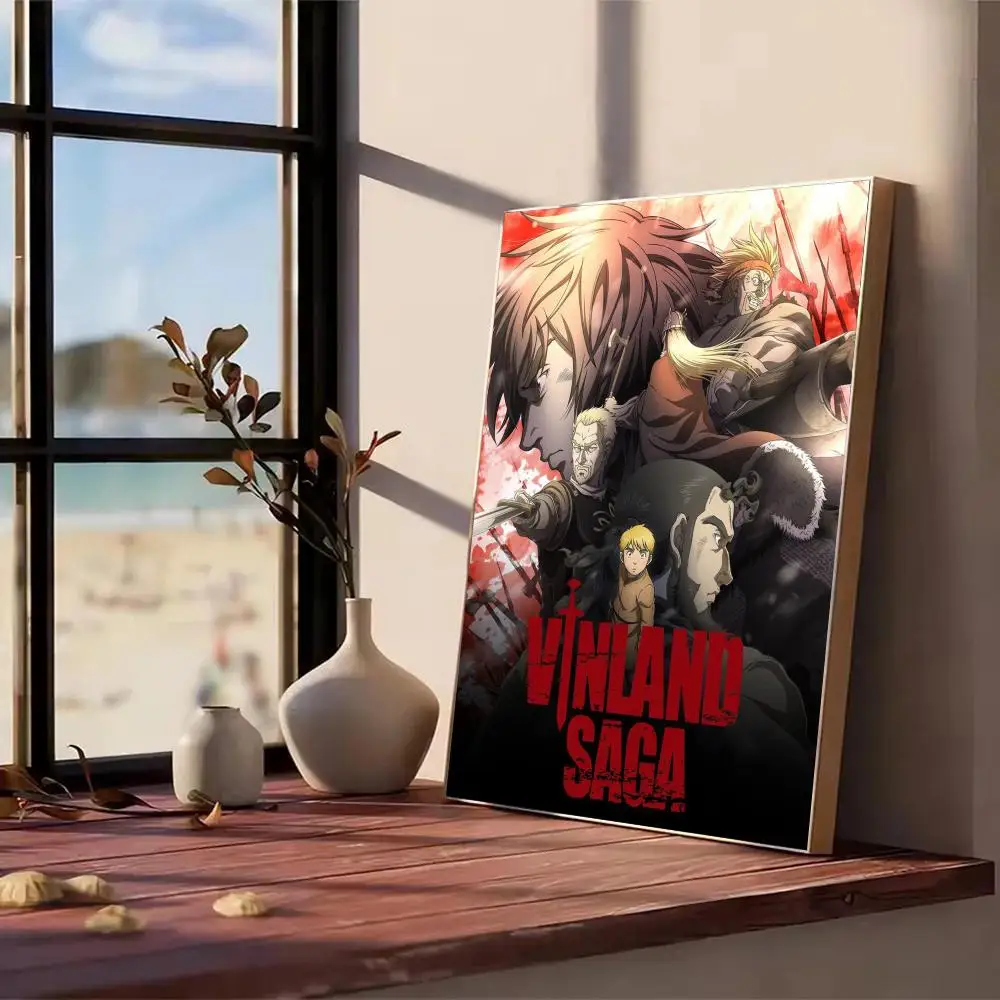 VINLAND anime SAGA Painting Calligraphy Canvas Poster Wall Art Aesthetic Home Decoration for Living Room