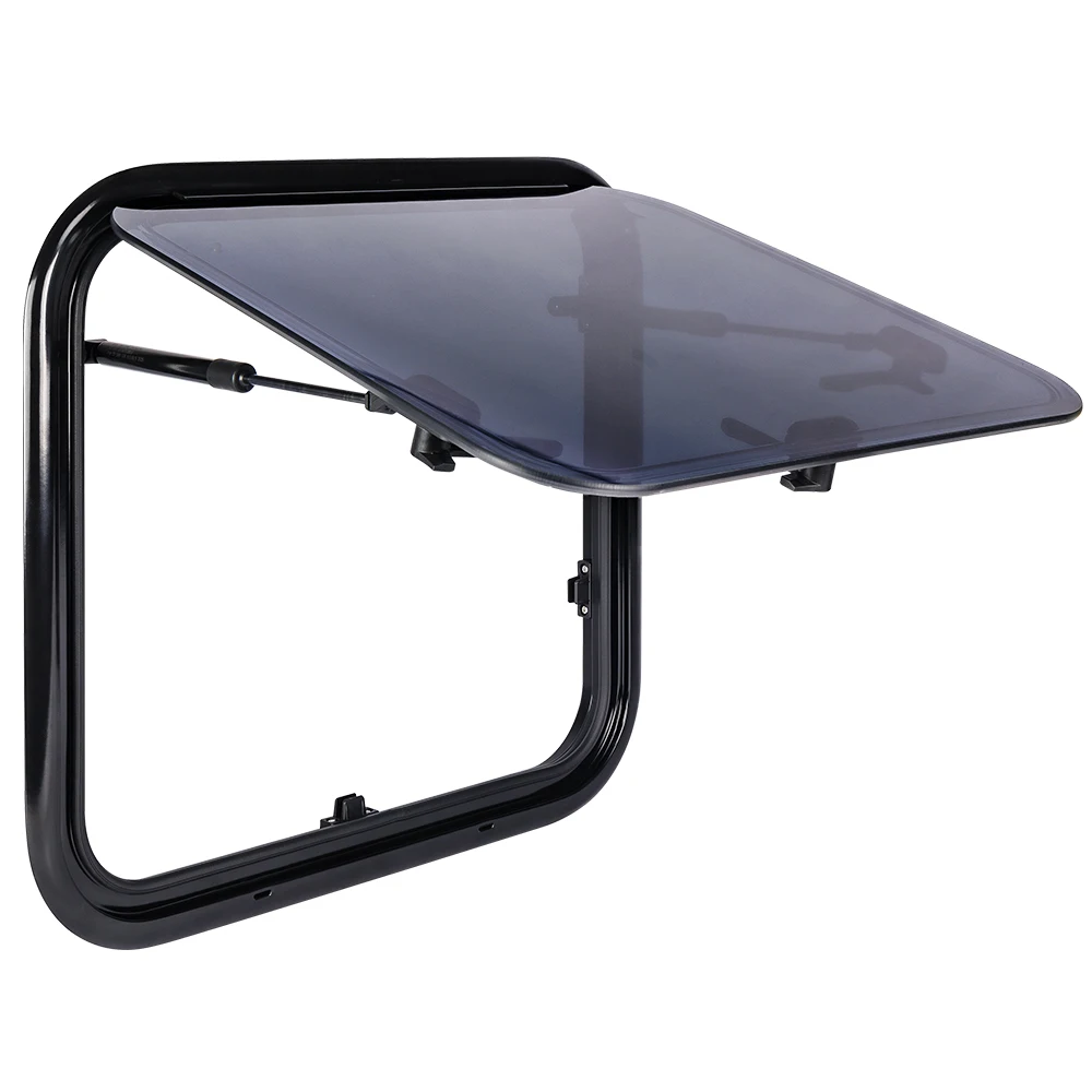 500x350mm Flat Outside Transparent Anti-UV Acrylic Glass Caravan RV Window with Aluminum Alloy Frame view 2