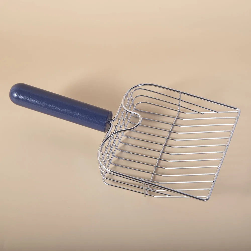 

Wholesale 6th Gen Large Metal Cat Litter Scoop with Wooden Handle - Tofu Cat Sand Dung Shovel Cat Poop Spade for Cat Toilet