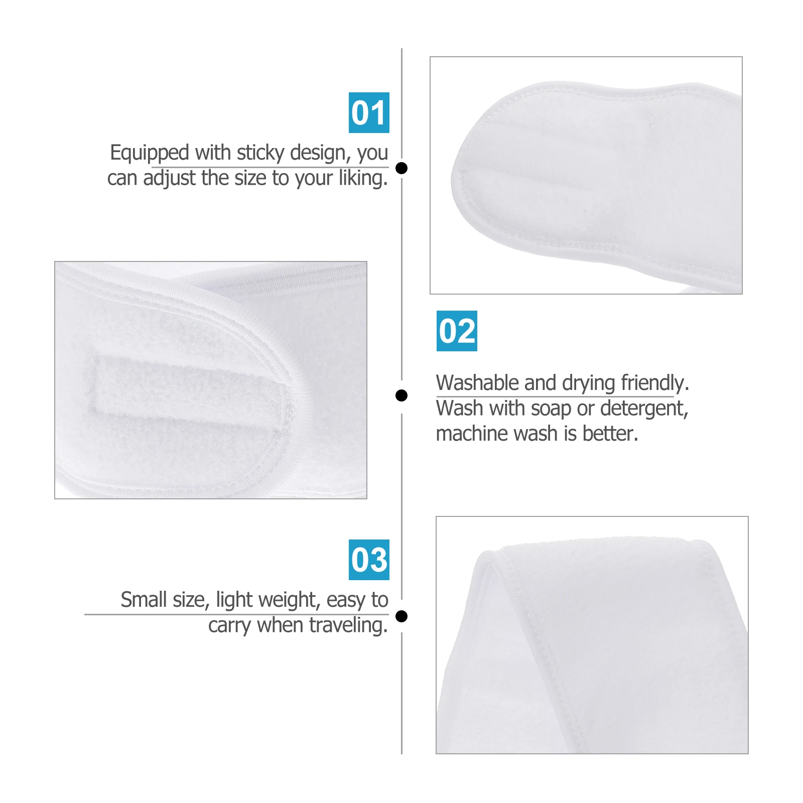 

3pcs Elastic Sports Headbands for Women Yoga Hairbands Running Breathable Non Tight Hair Accessories Styling Hair Tools