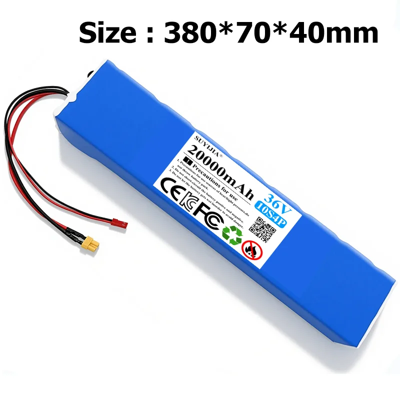 new 36V 10S4P 20Ah Lithium Li-ion Battery 18650 36V Battery Pack 250-750W  30A BMS Electric Scooter 42v Electric Scooter Battery