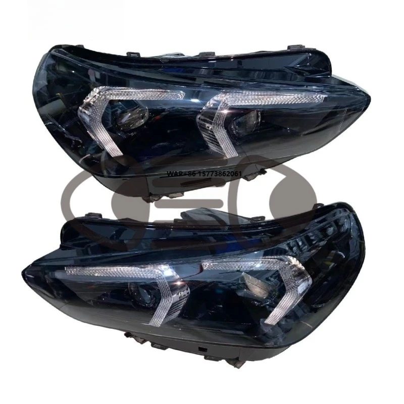 

Комплект высококачественных автозапчастей для X1 U11 U12: система освещения переднего бампера, светодиодные фары, черный цвет