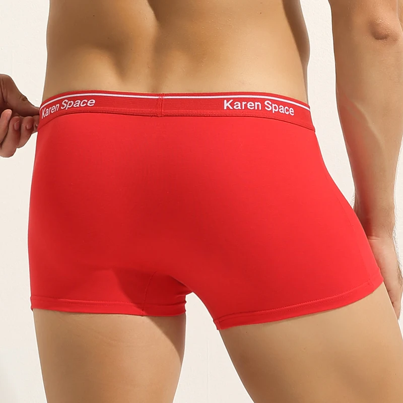 Men Panties Cotton BoxerShorts Underwear for Men Breathable U Convex Male Underpants Shorts S-XL