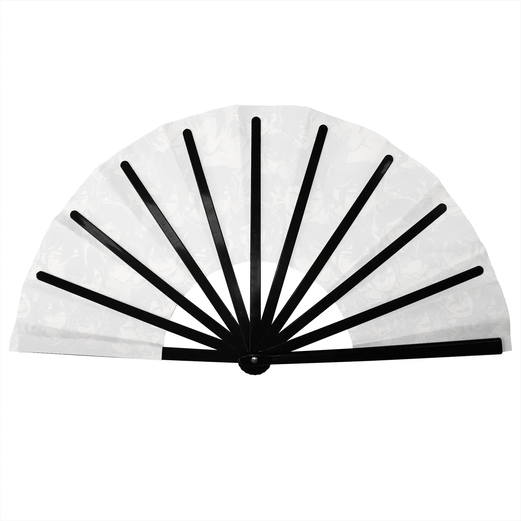 Classic Twisted Horror A-Andys L-Leyleys Mangas Folding Hand Fan  DIY  Fabric Fan Funny Summer Accessory Decorative Fans