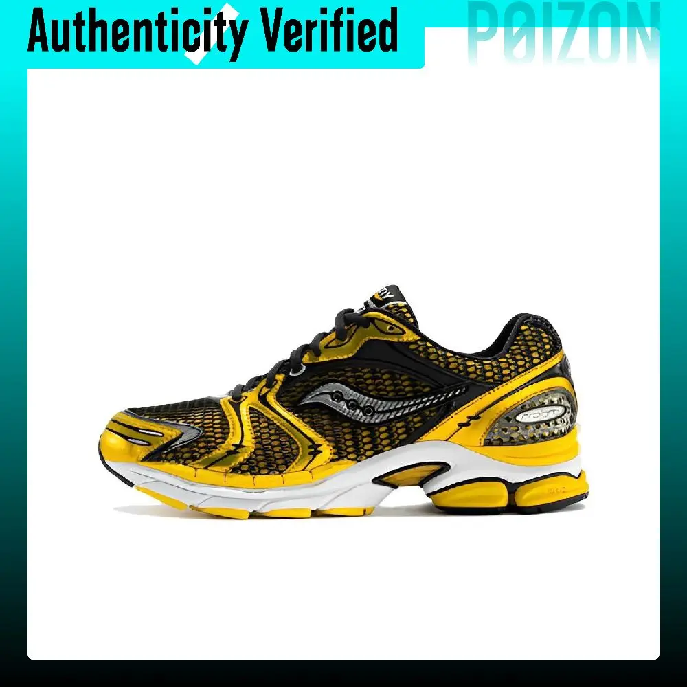 Saucony ProGrid Triumph 4 Running Shoes Men's Low-top Yellow/Black S70704-1