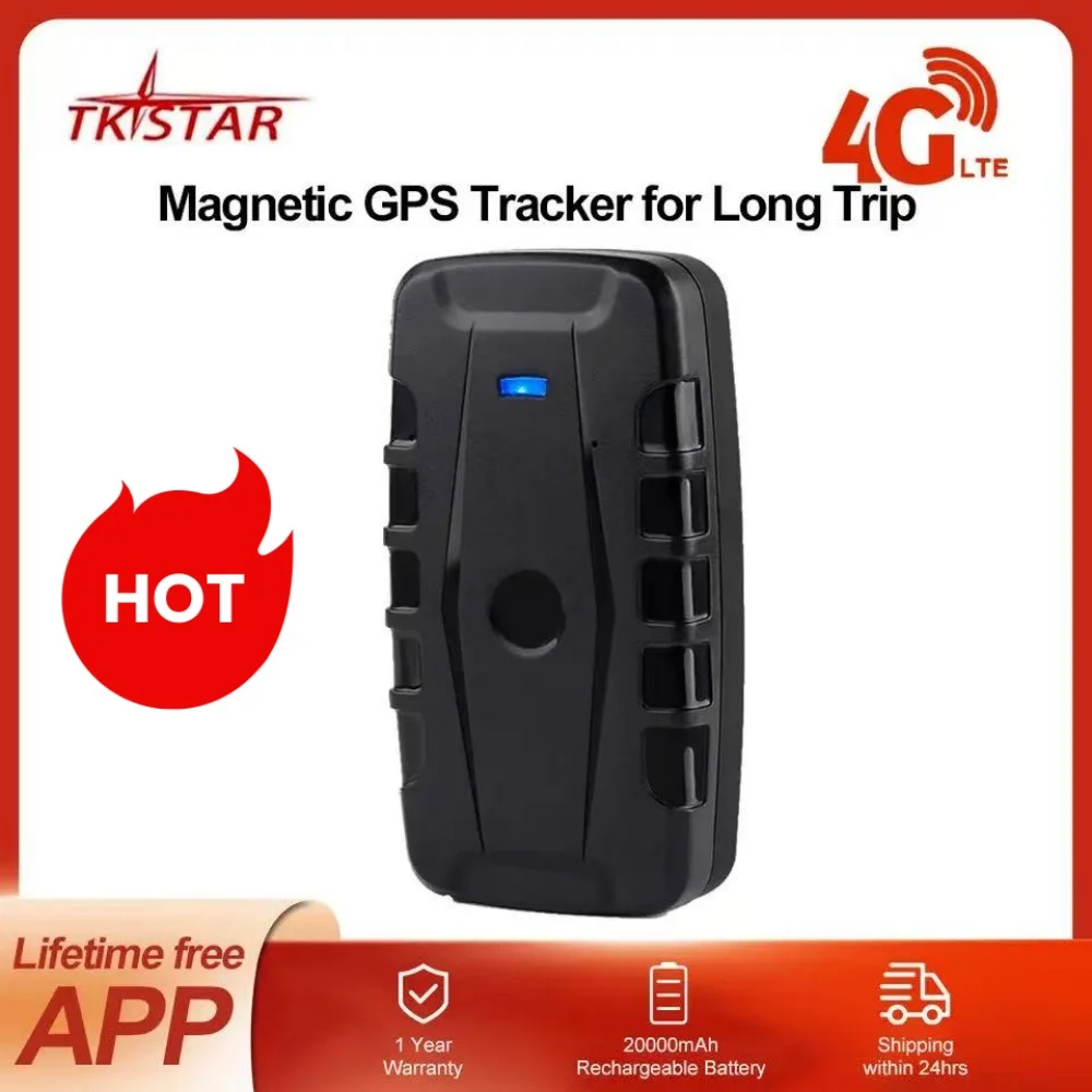 Car 4G GPS Tracker LK209B 10000mAh Battery Real-Time Tracking Vehicle Locator Powerful Magnetic  Waterproof Free App