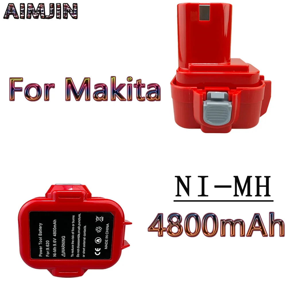 

4800mAh Rechargeable batteries for Makita 9.6V Screwdriver battery Power Tools Bateria PA09 9120 9122 9134 Screwdriver battery