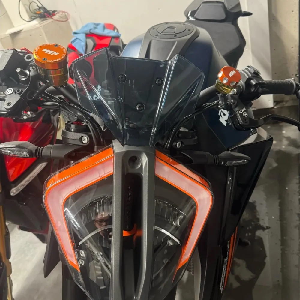 Pára-brisas de plástico da motocicleta, pára-brisas, defletor de vento, 1290 SuperDuke R MY20 1290 Super Duke R 2020 2021 2022 2023 2024