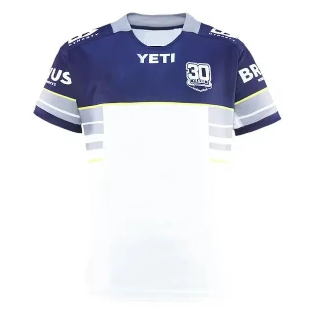 2025 North Queensland Cowboys Home / Away Rugby Jersey - مقاس رجالي: S-5XL (رقم اسم الطباعة) جودة عالية