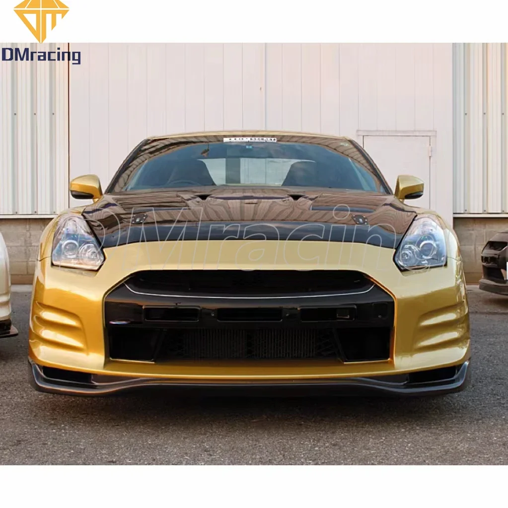 Nissan GTR R35 2008-2011 GT Style Semi Carbon Fiber Front Bumper Body Kit