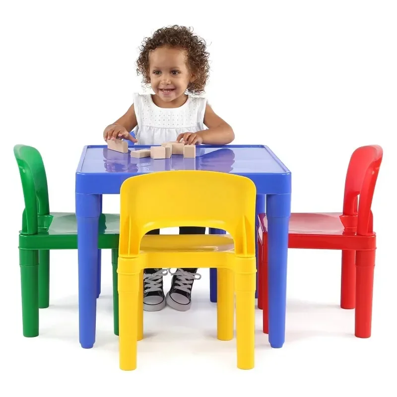 Tot Tutors 5 Piece Table and Chairs Set for Kids - Primary Study Table for Kids