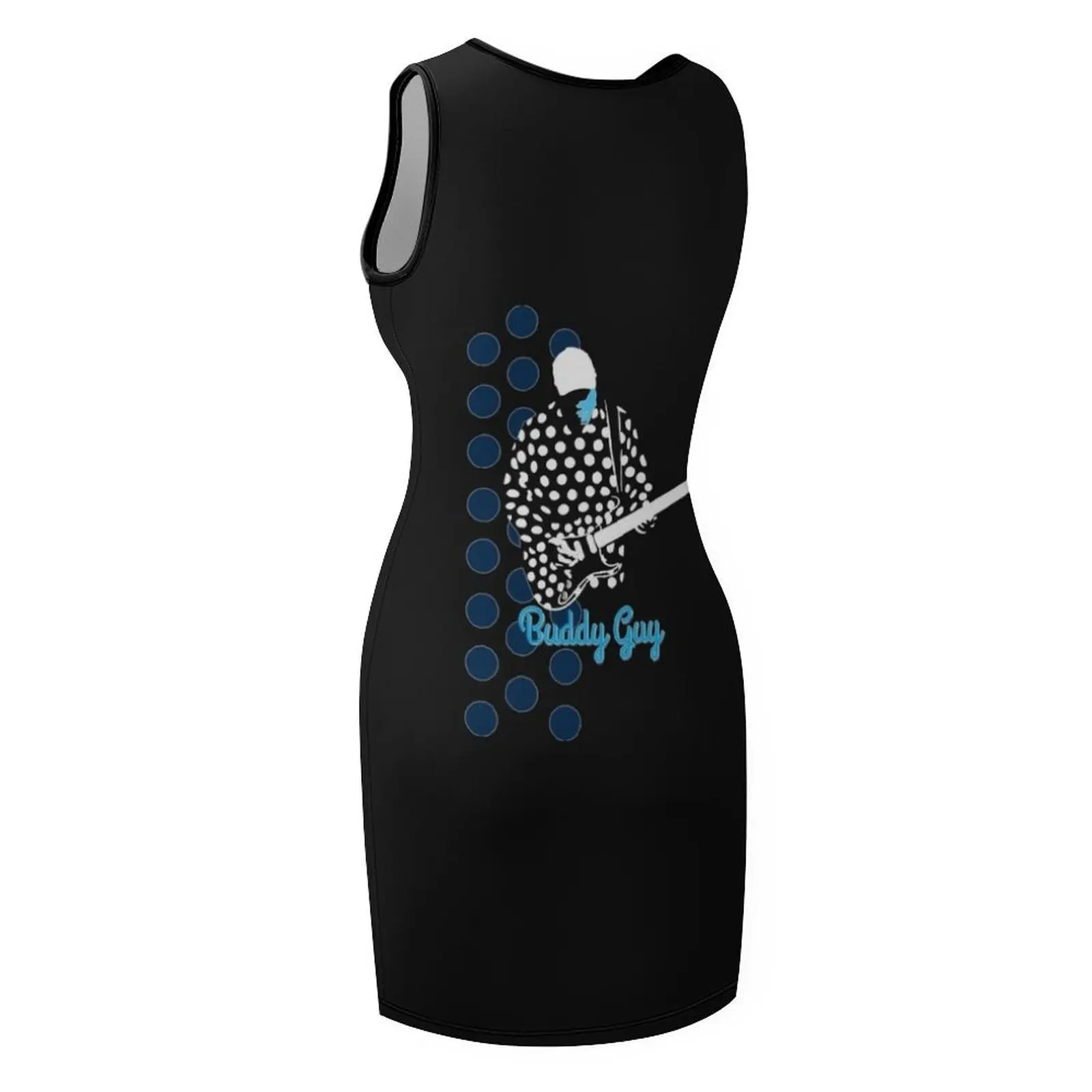 เสื้อยืดลายจุดของบัดดี้กาย เสื้อแขนกุด ชุดเดรสค็อกเทล ชุดฤดูร้อนสำหรับผู้หญิง