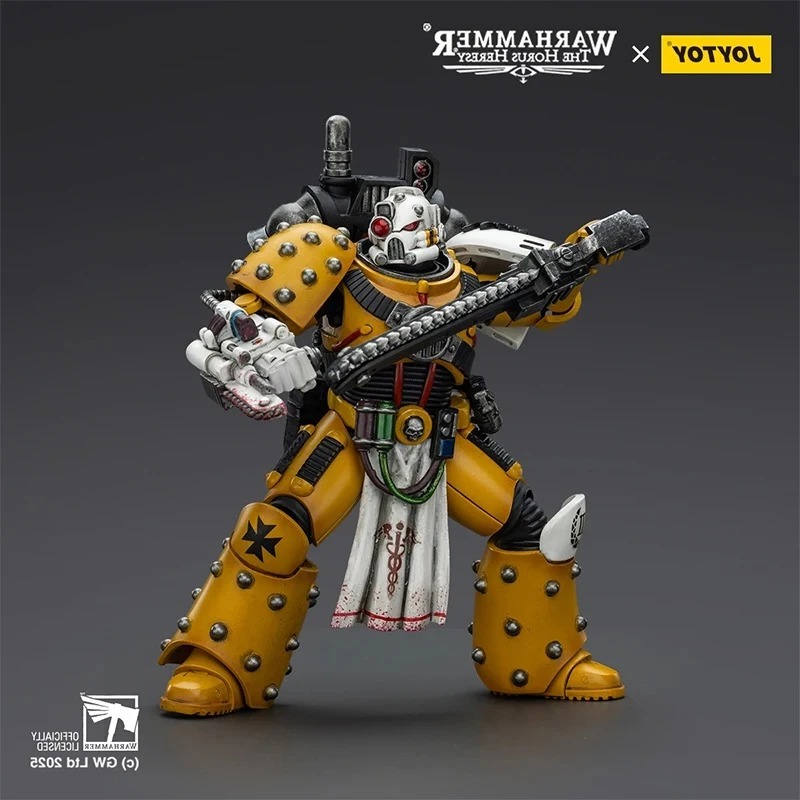 

Pre-sale JOYTOY Dark Source Warhammer Horus Heresy Imperial Fists Legion Apothecary 1:18 Movable Soldier Mannequin To Play