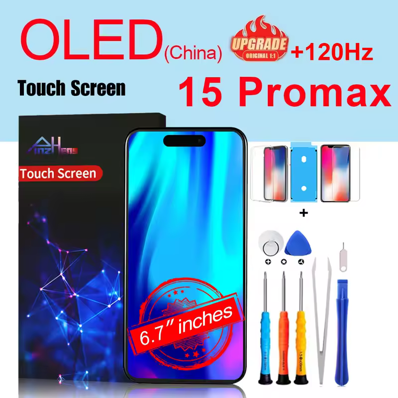PINZHENG High Quality Screen INCELL LCD OLED For iPhone 14 Pro 15 Plus 13 Pro Max Display For iPhone Replacement With Tools - Image 36