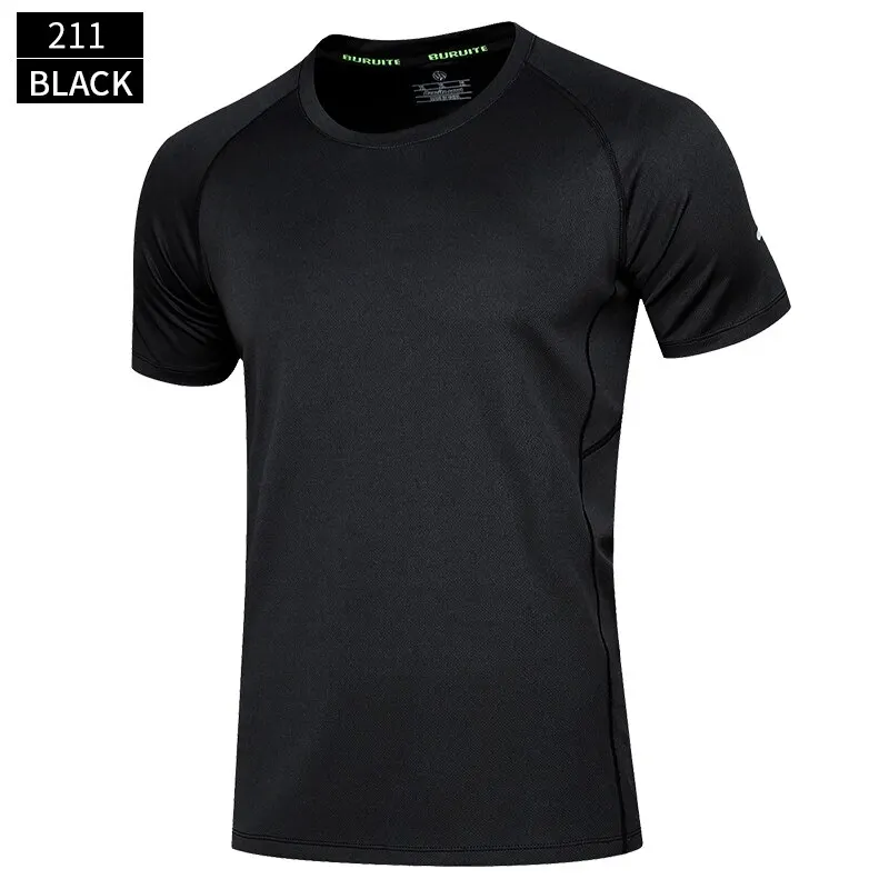 Sports T-shirt Men\'s Quick-drying Running Fitness Clothes Loose Breathable Summer New Outdoor Sports Casual Short-sleeved