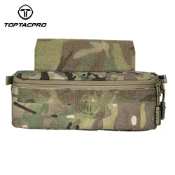 TOPTACPRO Tactical Drop Dump Pouch AVS JPC CPC marsupio EDC Combat Recycling Pouch Multi-funzione Pouch Multi-camo 8506