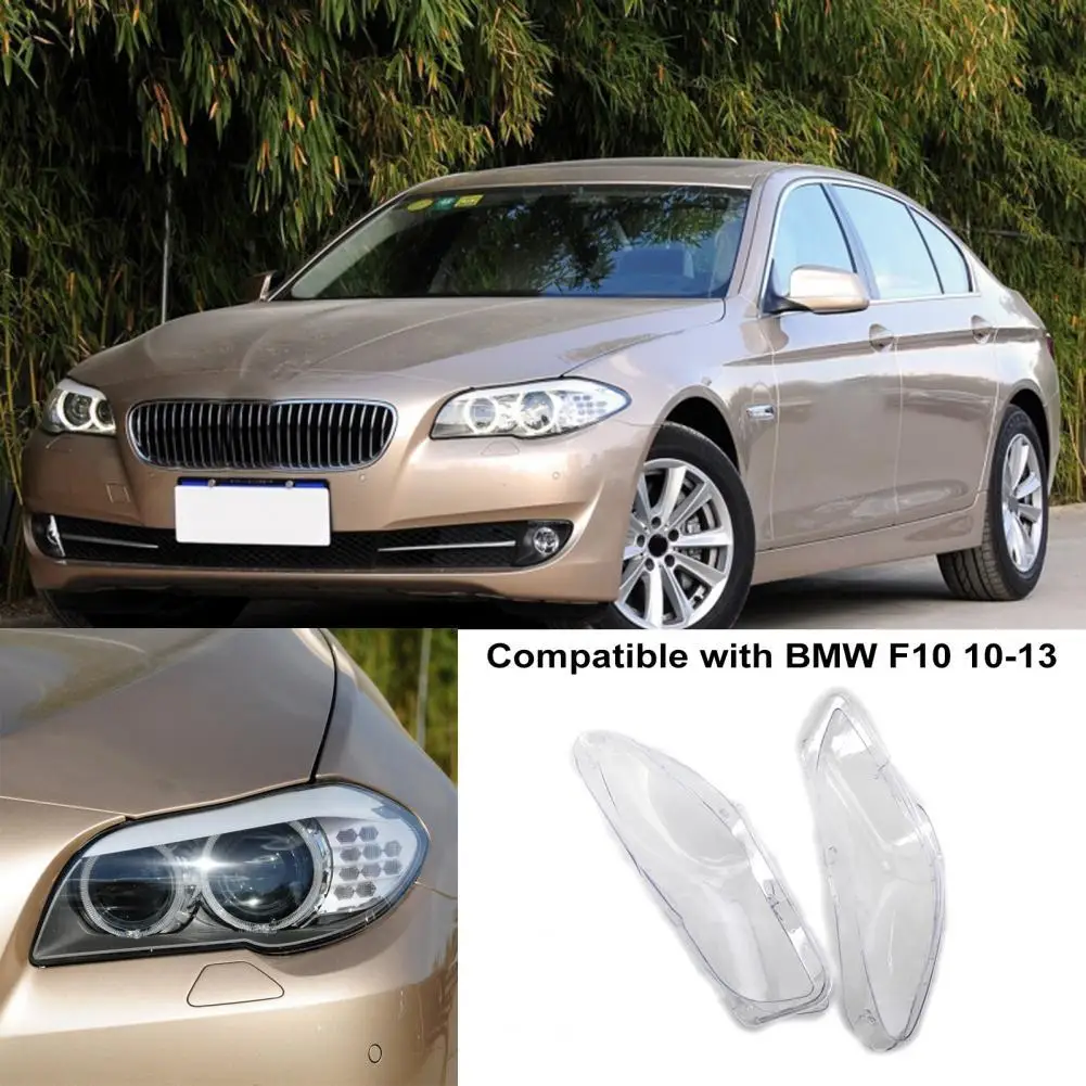 Easy Installation Lightweight Front Professional Headlamp Lens Cover 63117271912 63117271911  for BMW F10 10-13