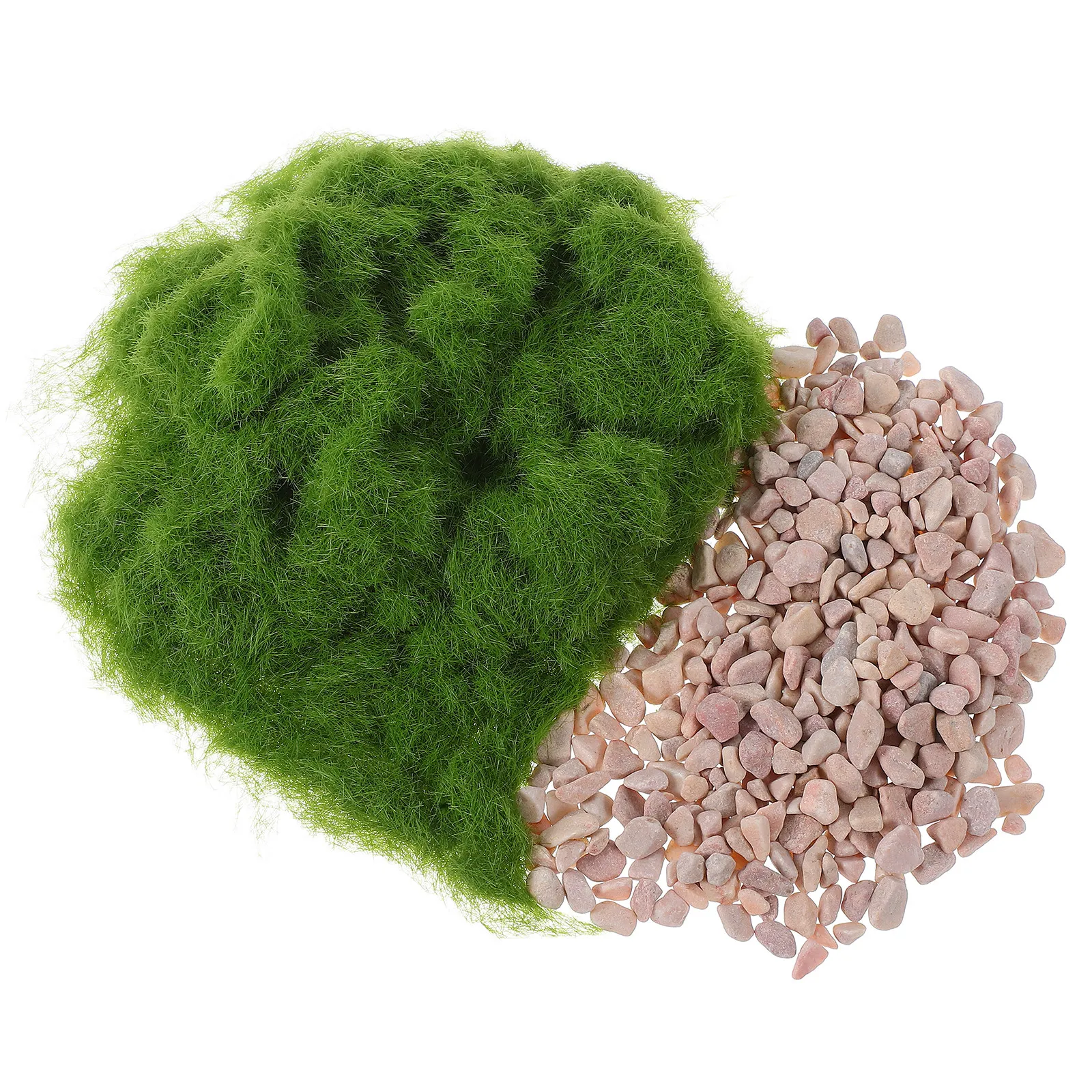 

1Set High-Detail Artificial Grass and Realistic Gravel Kit for Miniature Landscaping Railway Models Fairy Gardens Diorama Scenic