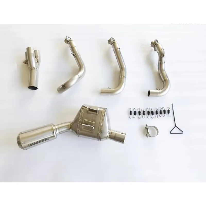 

FBB Motorcycle Exhaust Systems for Triumph Trident 660 Modify Titanium Stainless Steel Front Middle Link Pipe 51mm