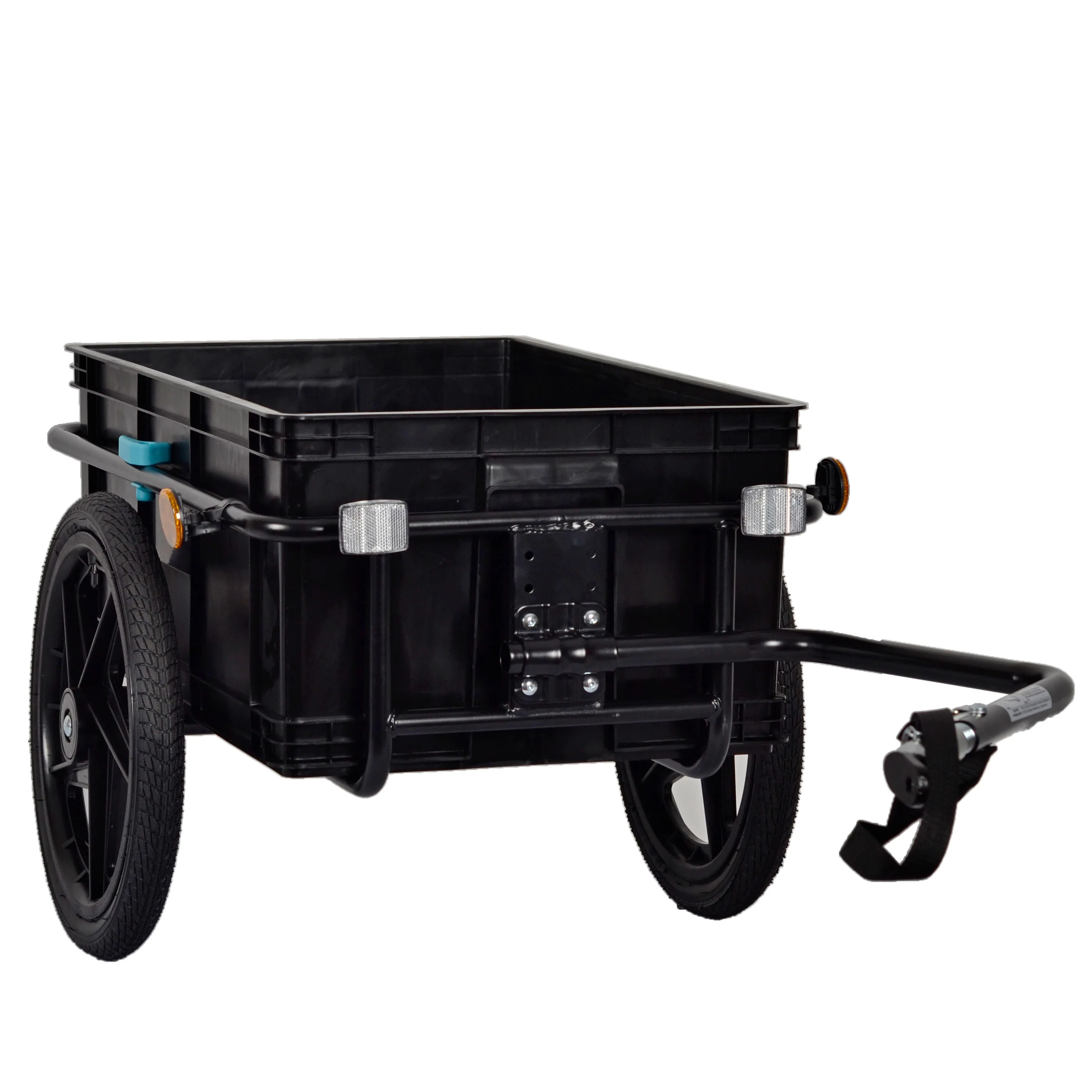 Велосипедный грузовой прицеп со съемной коробкой и водонепроницаемой крышкой