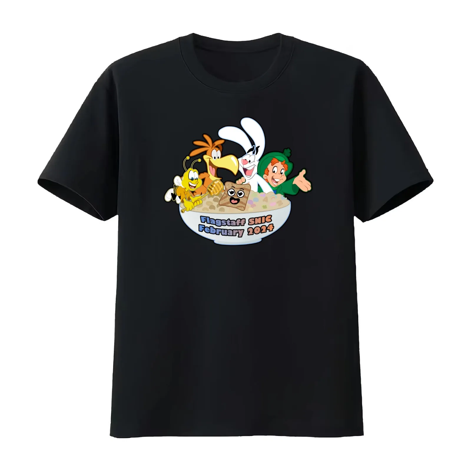 Flagstaff SNIC February 2024 T-Shirt Summer Casual Cotton Tee Oversized Streetwear Tops Vintage Graphic Print 100% Cotton