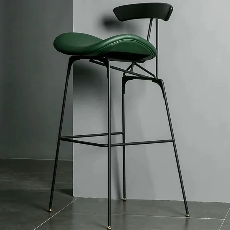 

Эстетические скандинавские простые высокие барные стулья, креативные необычные кованые железные расслабляющие качественные удобные барные стулья Muebles для взрослых
