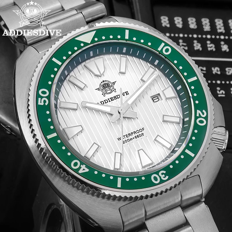 

ADDIESDIVE Men's Watch Sapphire Glass Stainless Japan 2115 Quartz Watches AR Coated Luminous Men Watch Reloj Hombre 2025 New