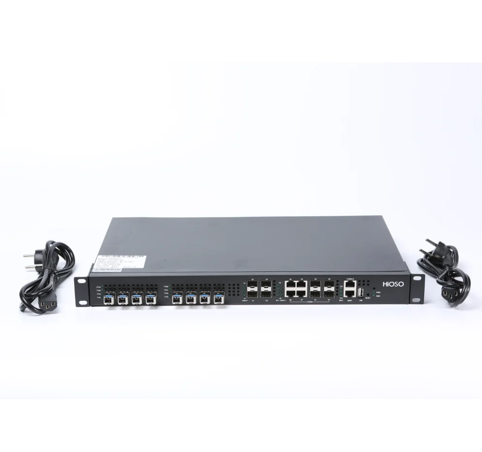 

2026 HA7308C Dual Power 8ports Olt Epon Fiber Optic Equipment 4pon 8pon Ftth Olt 2AC No SFP