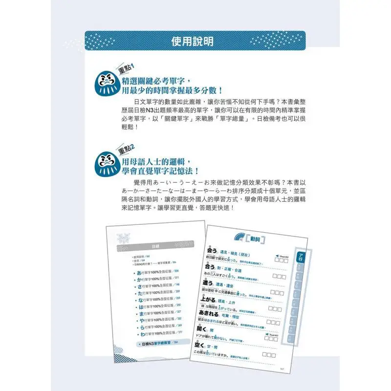 JLPT اختبار كفاءة اللغة اليابانية الجديد N3 المفردات Preexam Sprint Battle Fei ChanglinHuang Junting 9786267116067