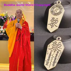 2P Taoism Buddhism Geomantic omen Master multipurpose Eight Diagrams Bless safe Amulet Pendant FENG SHUI LING PAI talisman