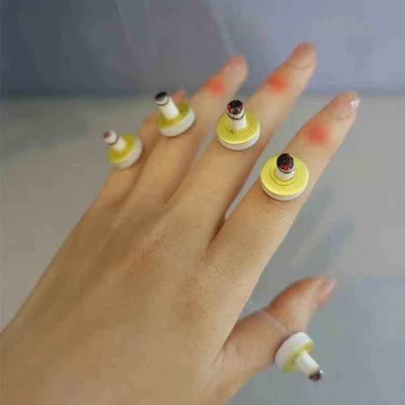 50Pcs Seed-Size Mini Moxa Cones for Moxibustion Joint Pain Relief Tenosynovitis Hot Compress Acupuncture Massage Wellness