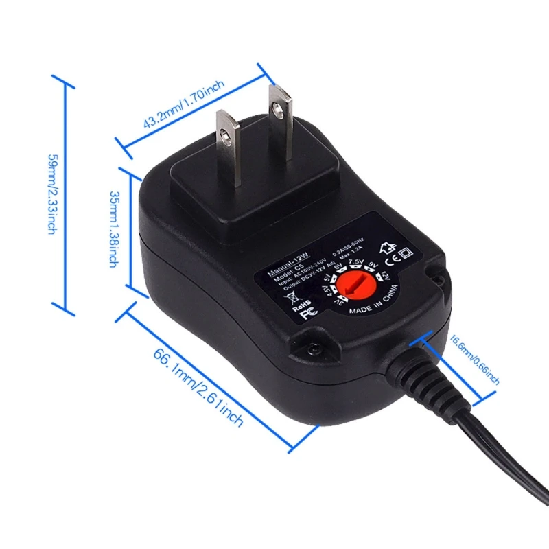 Adaptor Daya Baterai Ukuran Dapat Menggantikan 2-8 Buah Baterai 1.5V Dropship