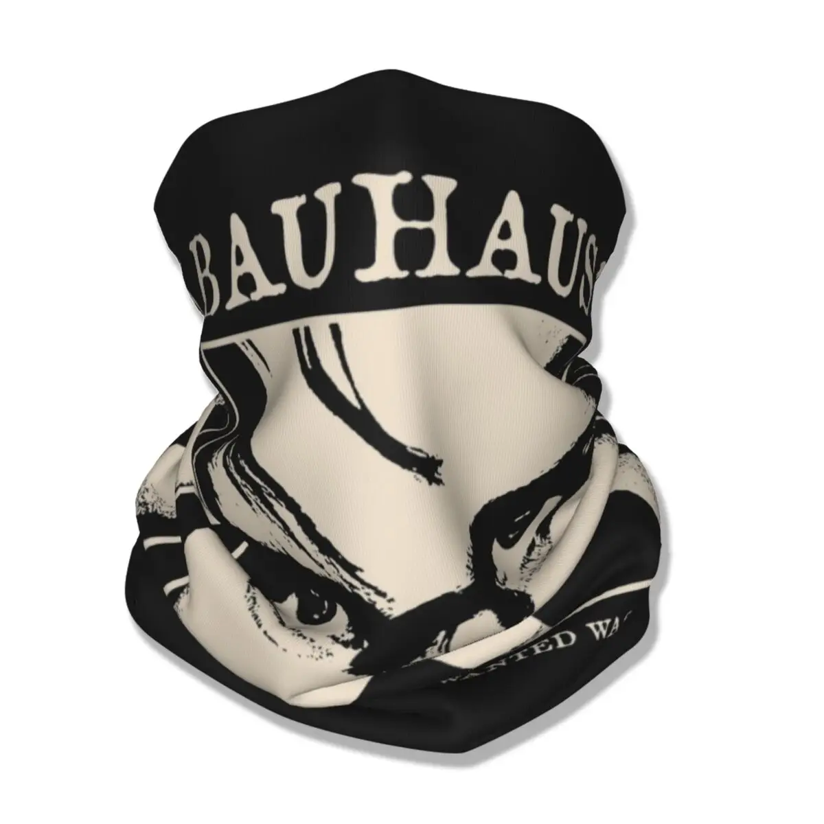 

Bauhaus Artwerk Bandana Neck Cover Printed Gothic Rock Mask Scarf Warm Face Mask Fishing for Men Women Adult Windproof