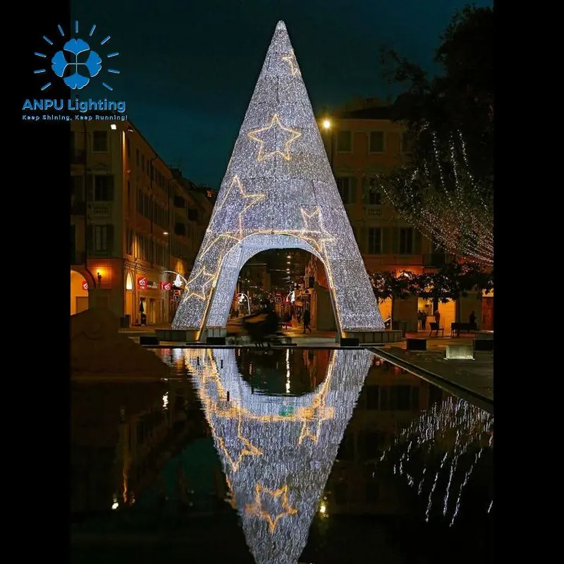 ANPU Outdoor RGBW Recessed Brick Lights Waterproof IP65 DMX512 Control For Landscape Pathway Illumination Made Of Plastic