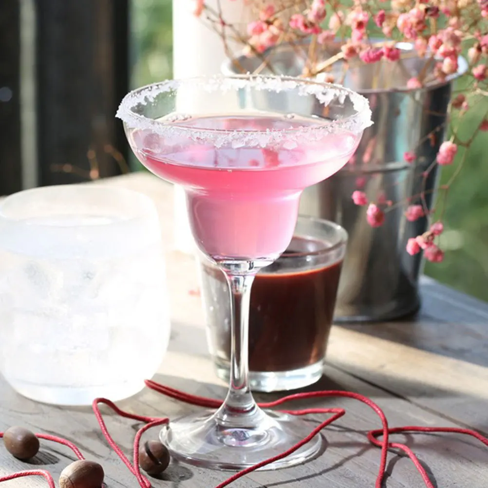 

Wine Cup Glass Unique Design Good Quality Frosted Goblets Romantic Multi- Decorative