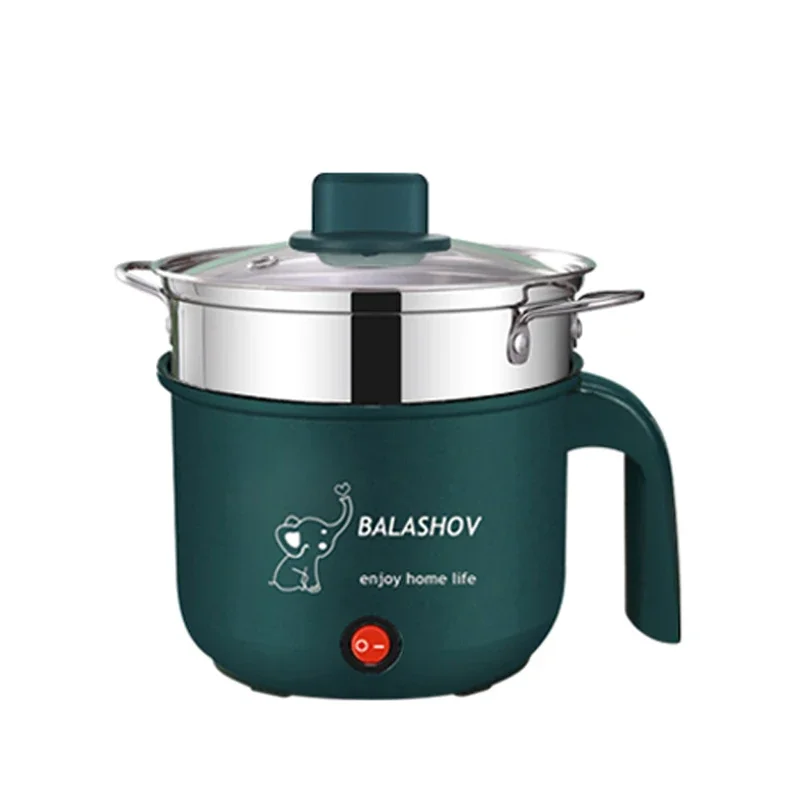 1.5L Mini Home Cooking Pot Multifunctional Electric Non Stick Rice Cooker Safety Material Potable Hot Pot Rice Cooker Appliances