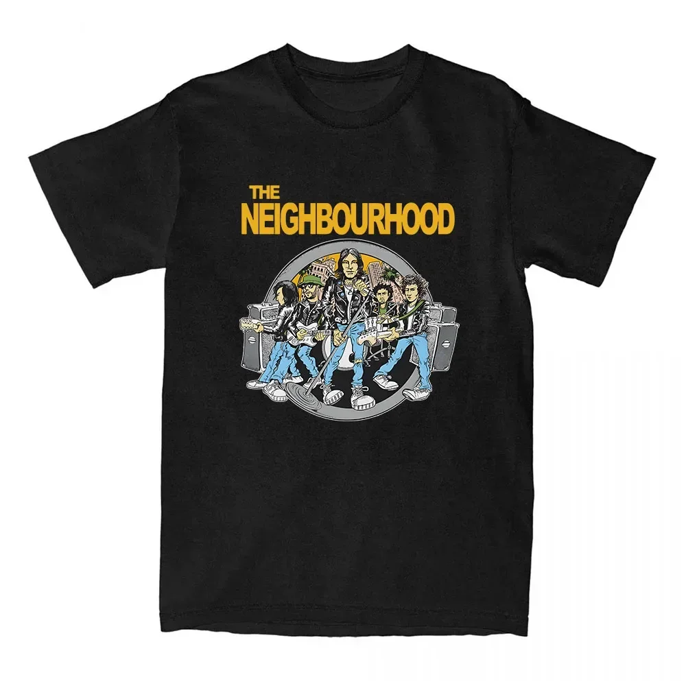 

The Neighborhood NBHD Band Printing T-shirt High Quality Women Tshirts Ropa Mujer Casual Short Sleeve Tee-shirt Women