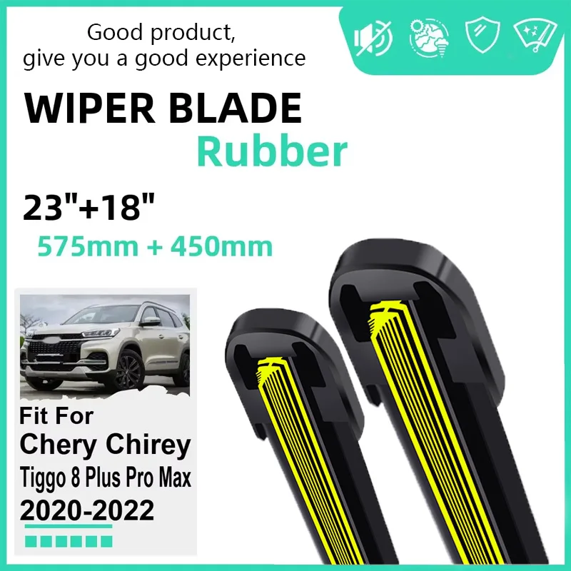

Rubber Car Wiper Blades for Chery Chirey Tiggo 8 Plus Pro Max 2020-2022 Front Winds creen Rubber Car Accessories 2022