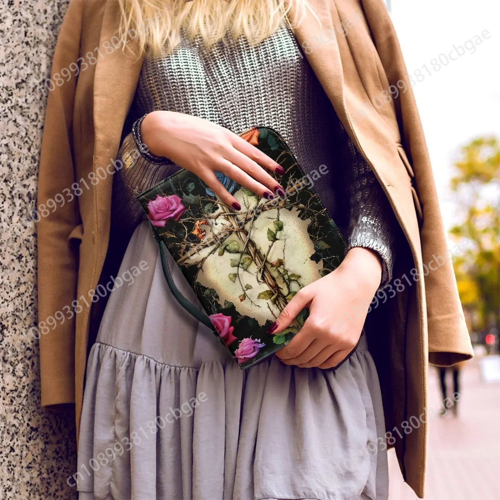 Borsa per Bibbia in pelle con motivo versetto incrociato per donna Uomo Borse con manico Ioni della Bibbia Custodia per Bibbia Borse per il trasporto