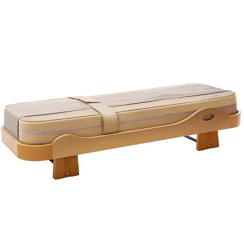 3d Jade Stone Full Body Korea Luxury  Therapy Thermal Back Full Body Spine Care Massage Electric Bed