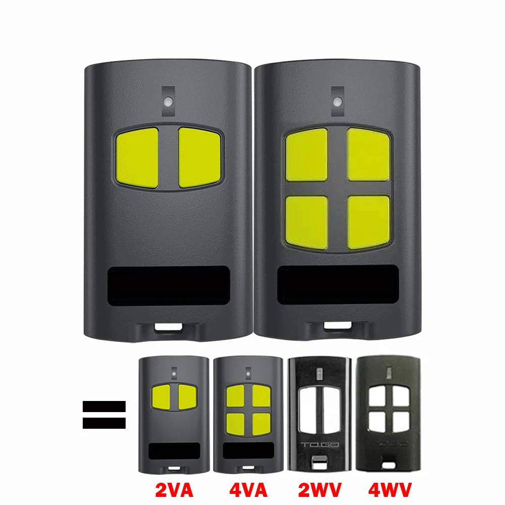 Imagem -02 - To.go 4va Controle Remoto para Porta de Garagem 433mhz Código de Rolamento Pcs to go va To.go 2va Togo2va To.go.2va