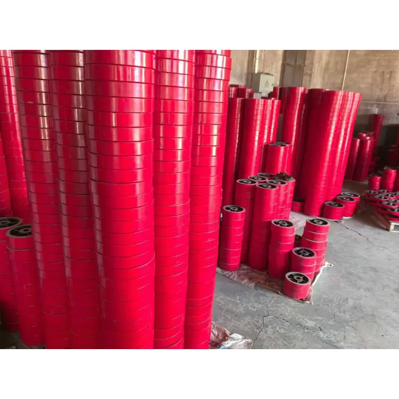 160x50mm Extra Heavy Duty Iron Core Steel Core Polyurethane Wheel PU Industrial Keyway Active Drive Customizable Size