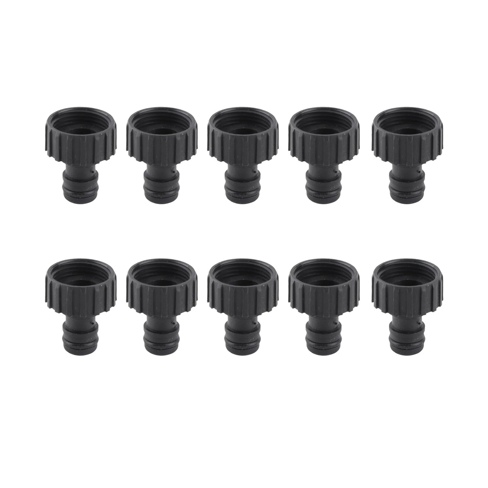 10Pcs 15mm Thread Adapter Plastic Sealable Durable Hose Connector for Courtyard GardenG3/4 Female Thread