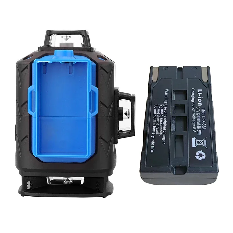New 3.7V 12000mAh Rechargeable Lithium Battery Replacement Part for Red/Green Laser IE12 IE16 and IE16R Cross Line Laser Level