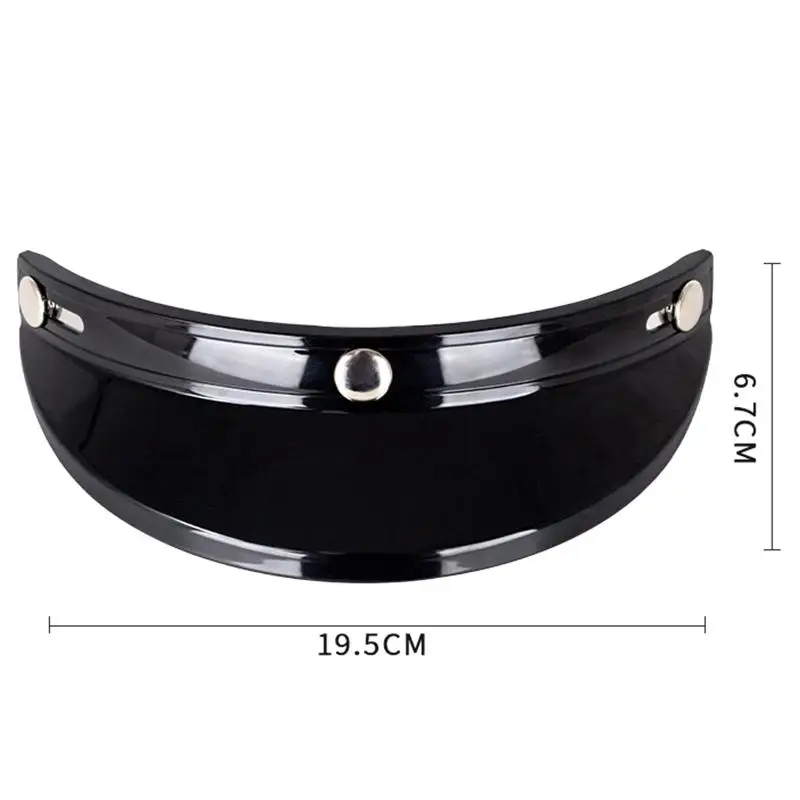 Retro Shield Helmet Brim Vintage Style Helmets Accessories For Motorcycle Helmet 4 Colors Motorcycle Face Shield Visor