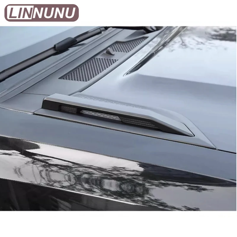 LINNUNU Car Hood Decorative Accessories Fit for Chery Jetour T2 Traveller Modified Engine Hood Handle Cap Protective Cover